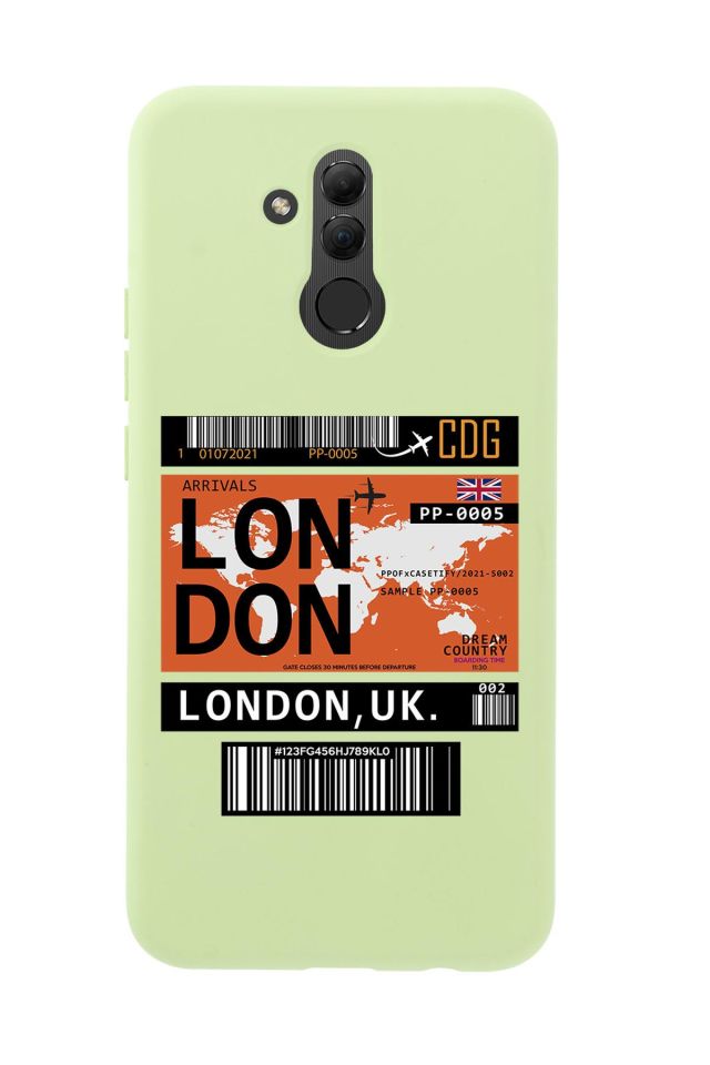 Huawei Mate 20 Lite London Premium Silikonlu Telefon Kılıfı