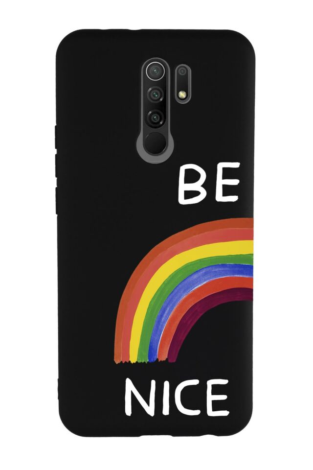 Xiaomi Redmi 9 Uyumlu Be Nice Desenli Premium Silikonlu Lansman Telefon Kılıfı