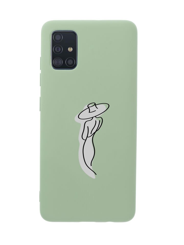 Samsung A51 Madame Desenli Premium Silikonlu Telefon Kılıfı