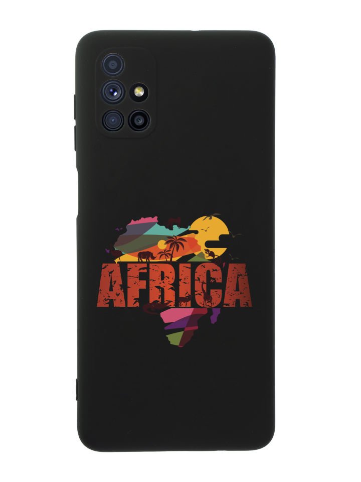 Samsung M51 Africa Premium Silikonlu Telefon Kılıfı