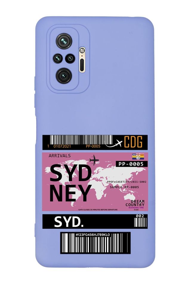 Redmi Note 10 Pro Max Sydney Desenli Premium Silikonlu Telefon Kılıfı