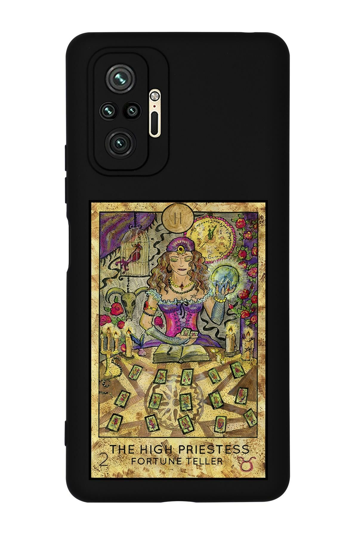 Redmi Note 10 Pro Max The High Priestess Desenli Premium Silikonlu Telefon Kılıfı