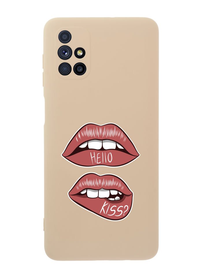 Samsung M51 Hello Kiss Premium Silikonlu Telefon Kılıfı