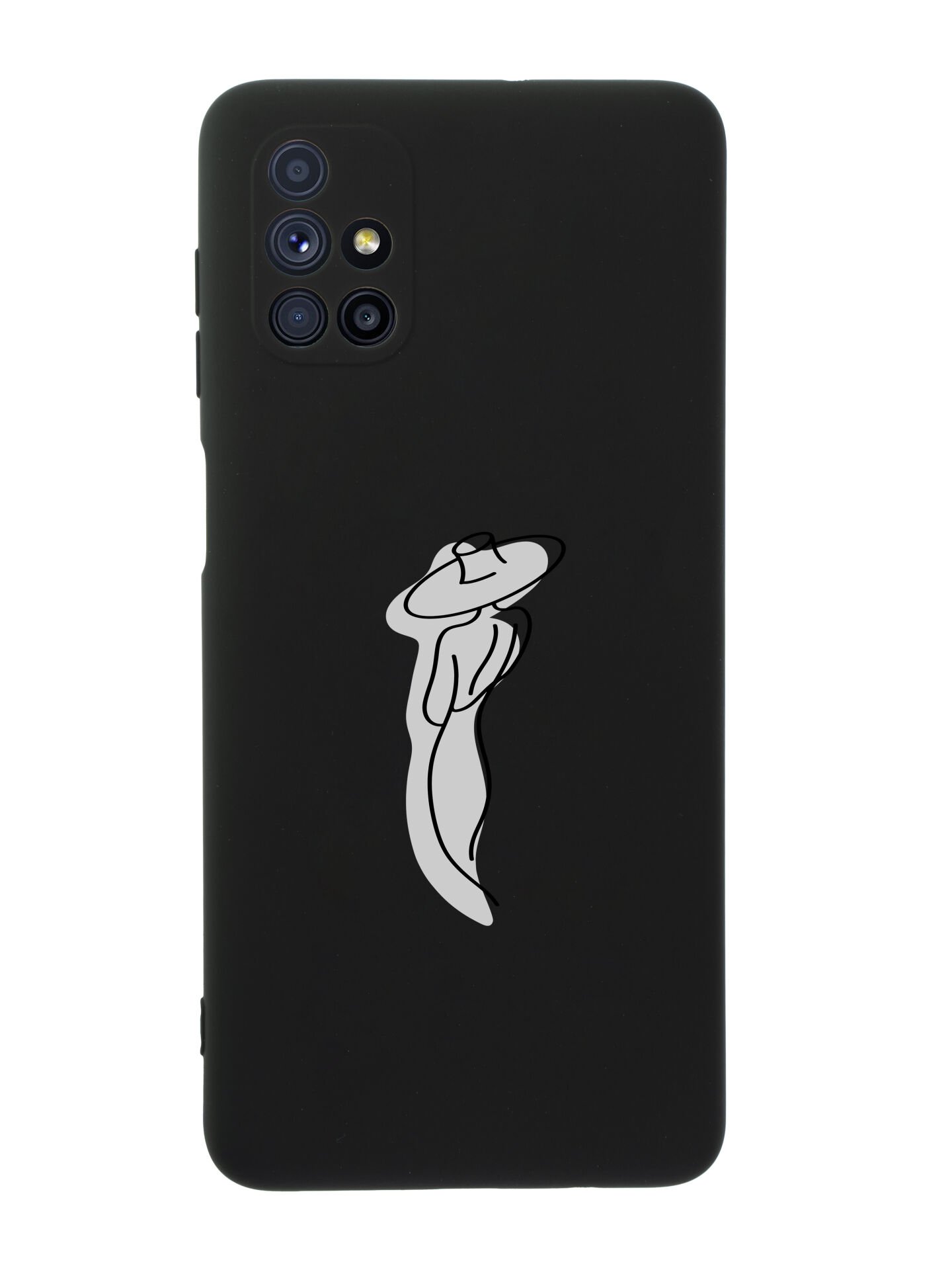 Samsung M51 Madame Desenli Premium Silikonlu Telefon Kılıfı