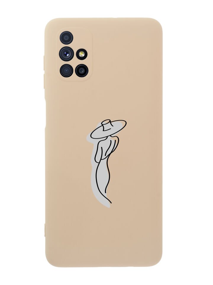 Samsung M51 Madame Desenli Premium Silikonlu Telefon Kılıfı