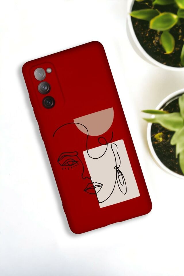 Samsung S20 FE Uyumlu Women Art Desenli Premium Silikonlu Lansman Telefon Kılıfı