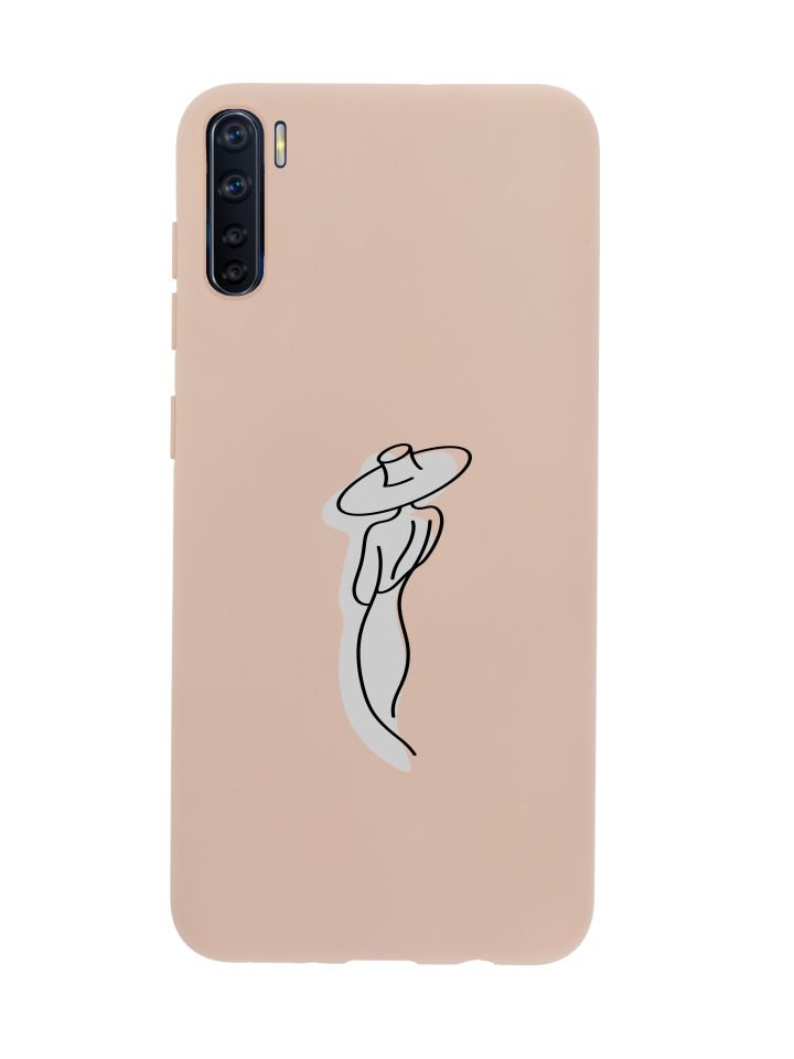 Oppo A52 Madame Desenli Premium Silikonlu Telefon Kılıfı