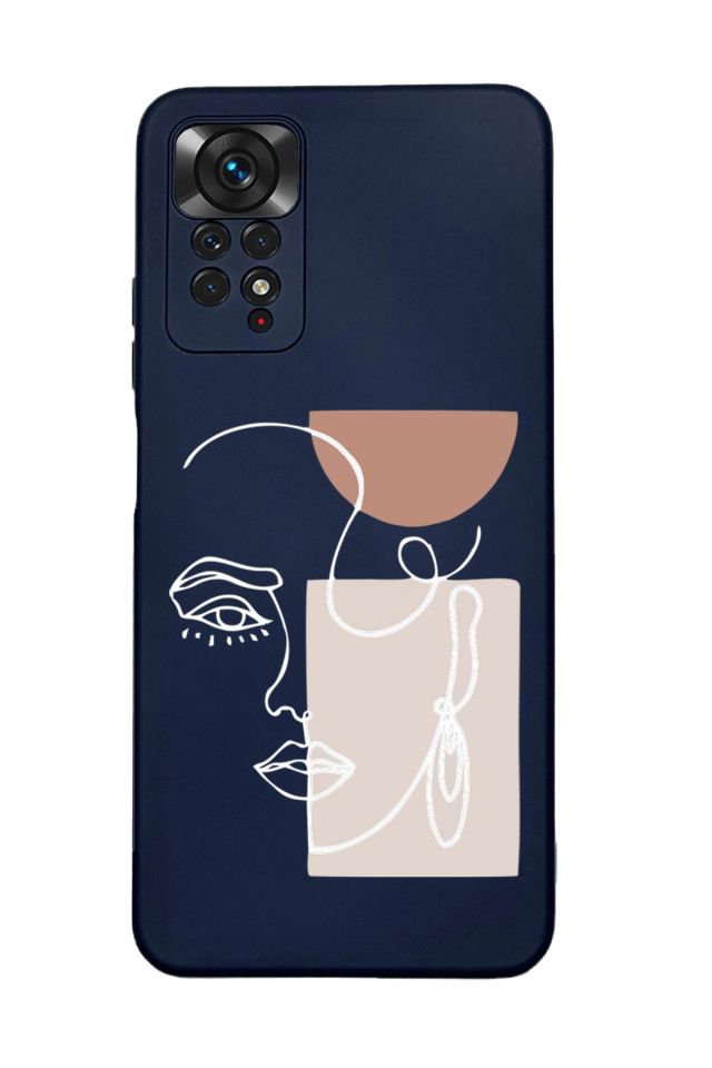 Xiaomi Redmi Note 12 Pro Uyumlu Women Art Desenli Premium Silikonlu Lansman Telefon Kılıfı