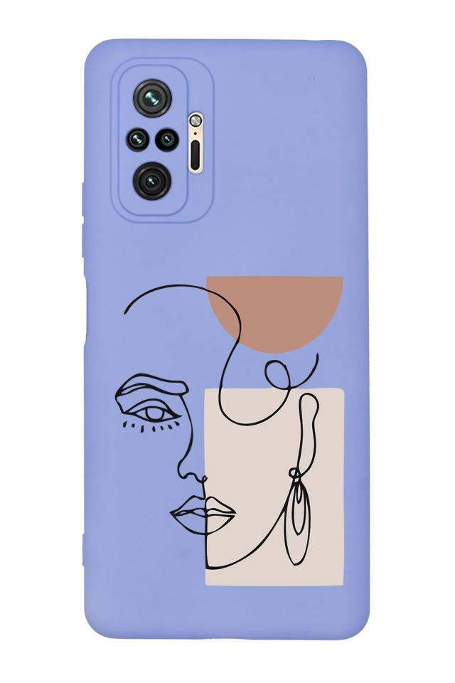 Redmi Note 10 Pro Max Women Art Desenli Premium Silikonlu Telefon Kılıfı