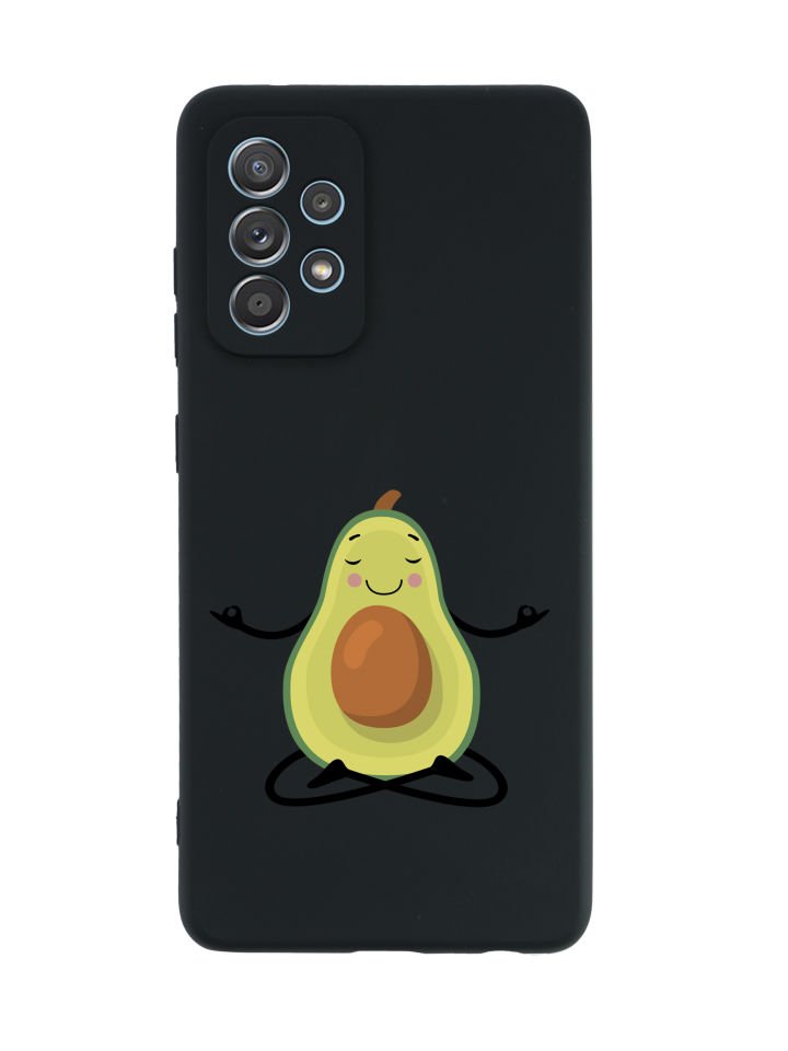 Samsung A52 Yogacı Avokado Premium Silikonlu Telefon Kılıfı