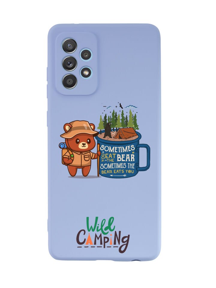 Samsung A32 Wild Camping Premium Silikonlu Telefon Kılıfı