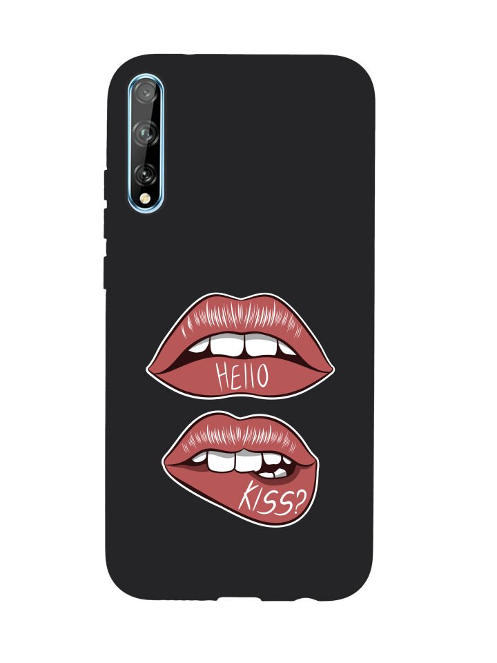 Huawei Psmart S Hello Kiss Premium Silikonlu Telefon Kılıfı