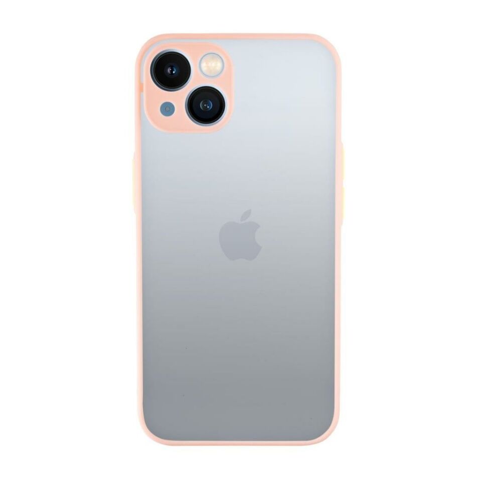 iPhone 14 Plus Uyumlu Kamera Korumalı Buzlu Şeffaf Lüx Telefon Kılıfı