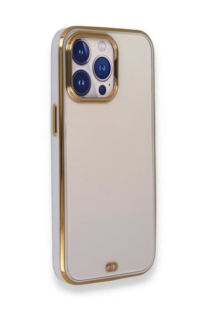 iPhone 13 Pro Uyumlu Premium Electrolize Silikonlu Şeffaf Telefon Kılıfı