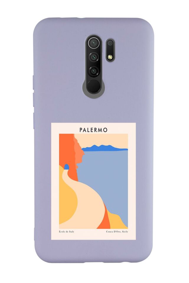 Xiaomi Redmi 9 Uyumlu Palermo Desenli Premium Silikonlu Lansman Telefon Kılıfı