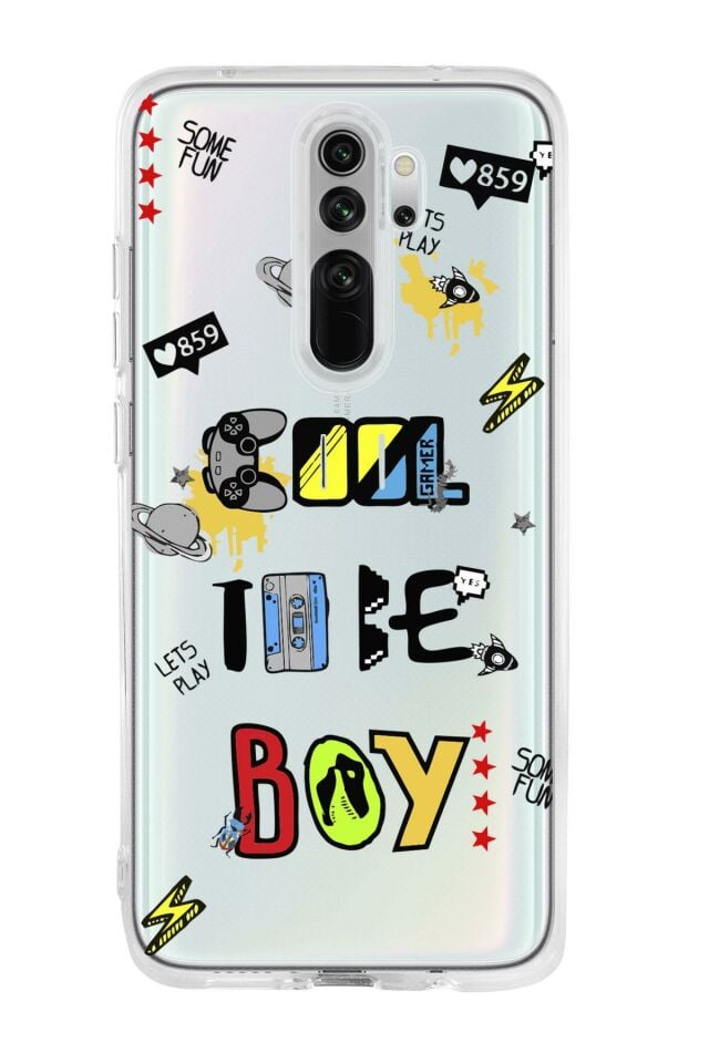 Xiaomi Redmi Note 8 Pro Cool It Be Boy Premium Şeffaf Silikon Kılıf