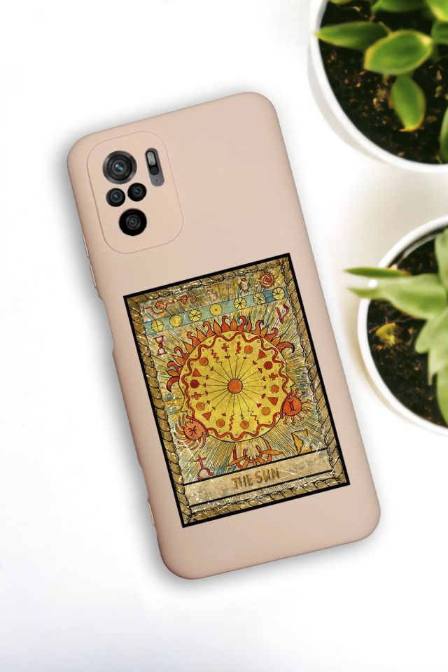 Redmi Note 10s Uyumlu The Sun Deer Desenli Premium Silikonlu Lansman Telefon Kılıfı
