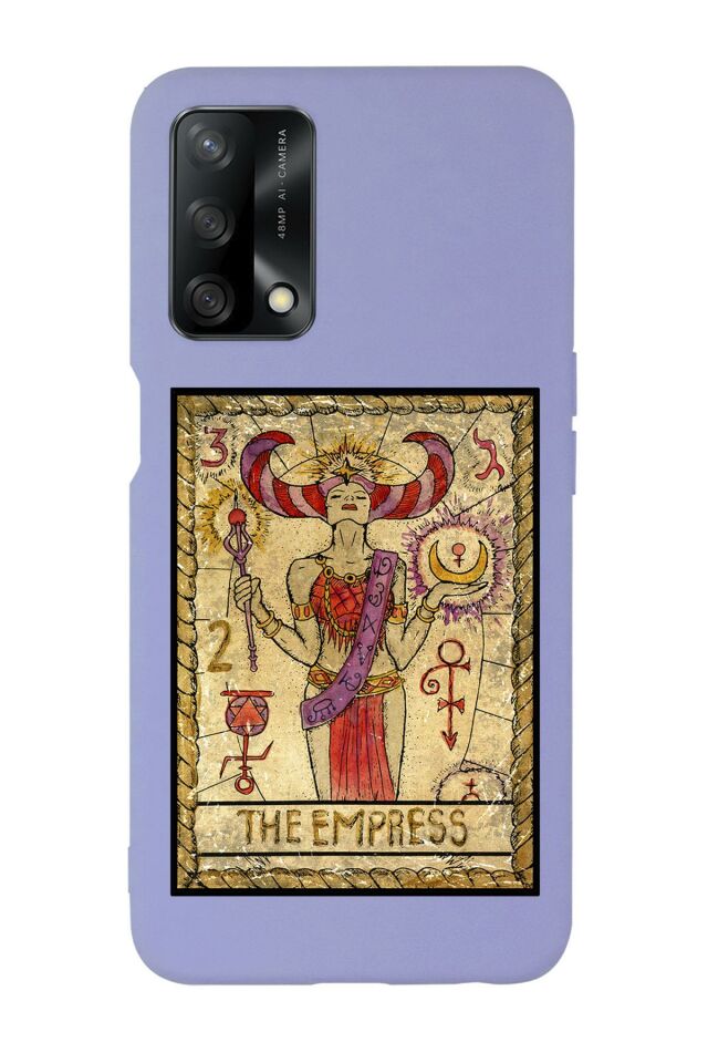 Oppo A74 Uyumlu The Empress Desenli Premium Silikonlu Lansman Telefon Kılıfı