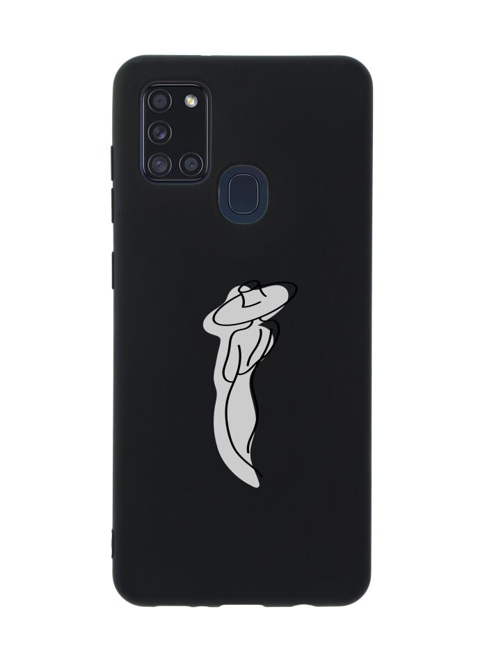 Samsung A21s Madame Desenli Premium Silikonlu Telefon Kılıfı