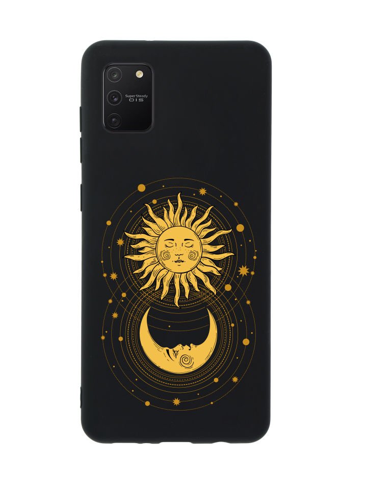 Samsung S10 Lite Moon and Sun Premium Silikonlu Telefon Kılıfı