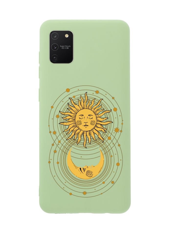 Samsung S10 Lite Moon and Sun Premium Silikonlu Telefon Kılıfı