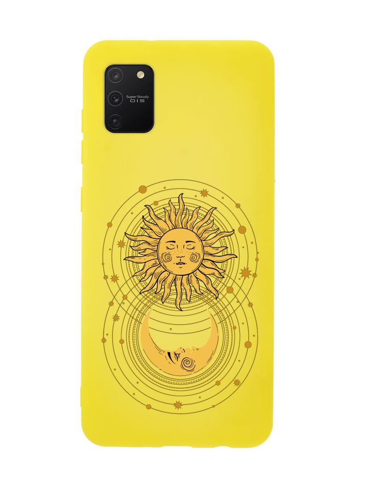 Samsung S10 Lite Moon and Sun Premium Silikonlu Telefon Kılıfı