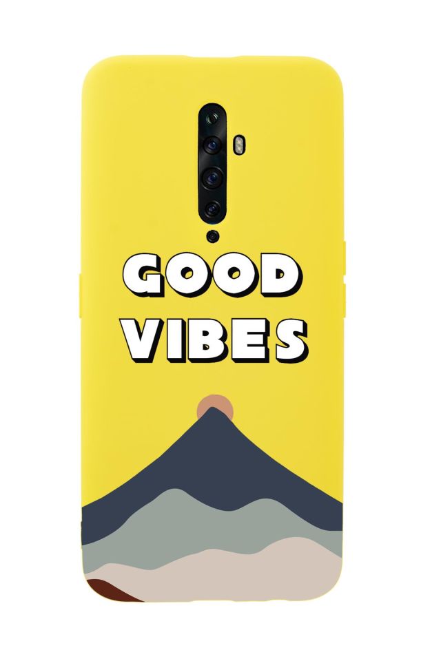 Oppo Reno 2Z Good Vibes Premium Silikonlu Telefon Kılıfı