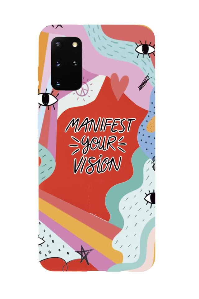 Samsung S20 Plus Manifest Your Vision Premium Silikonlu Telefon Kılıfı