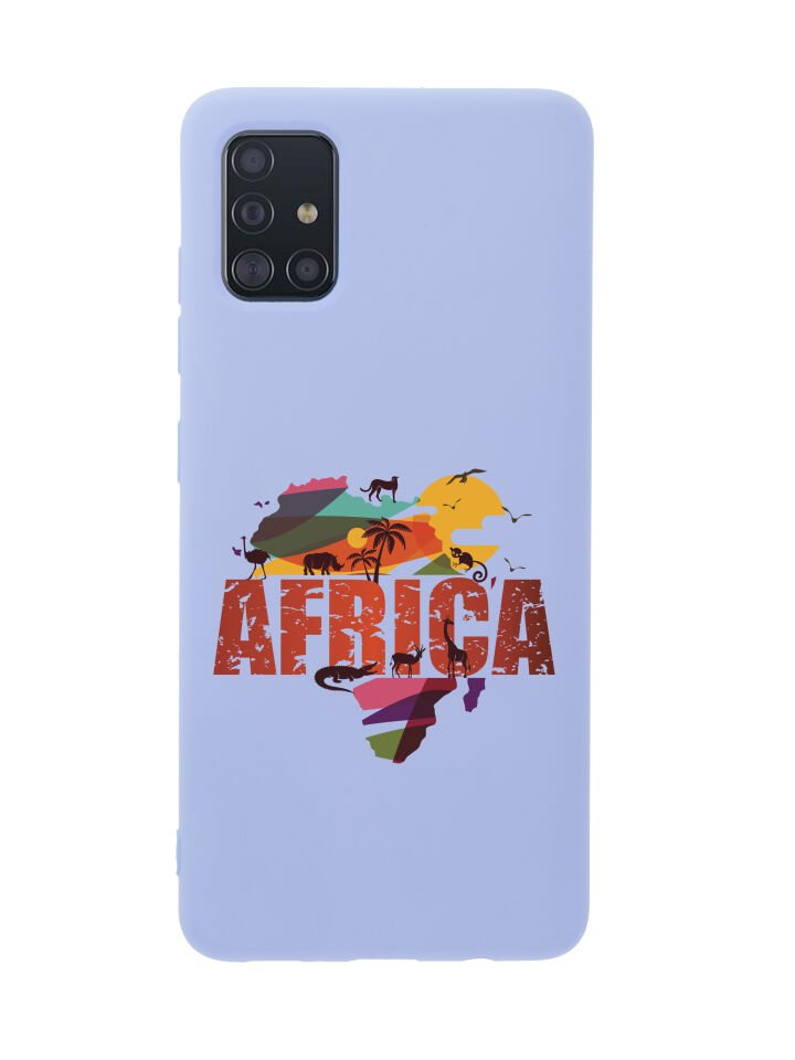 Samsung A51 Africa Premium Silikonlu Telefon Kılıfı