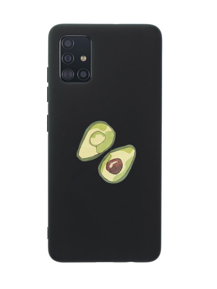 Samsung A51 Avokado  Art Premium Silikonlu Telefon Kılıfı