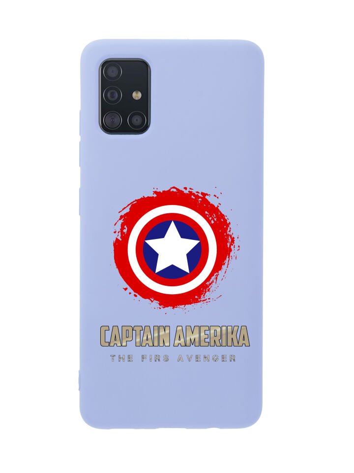 Samsung A51 Captain America Premium Silikonlu Telefon Kılıfı