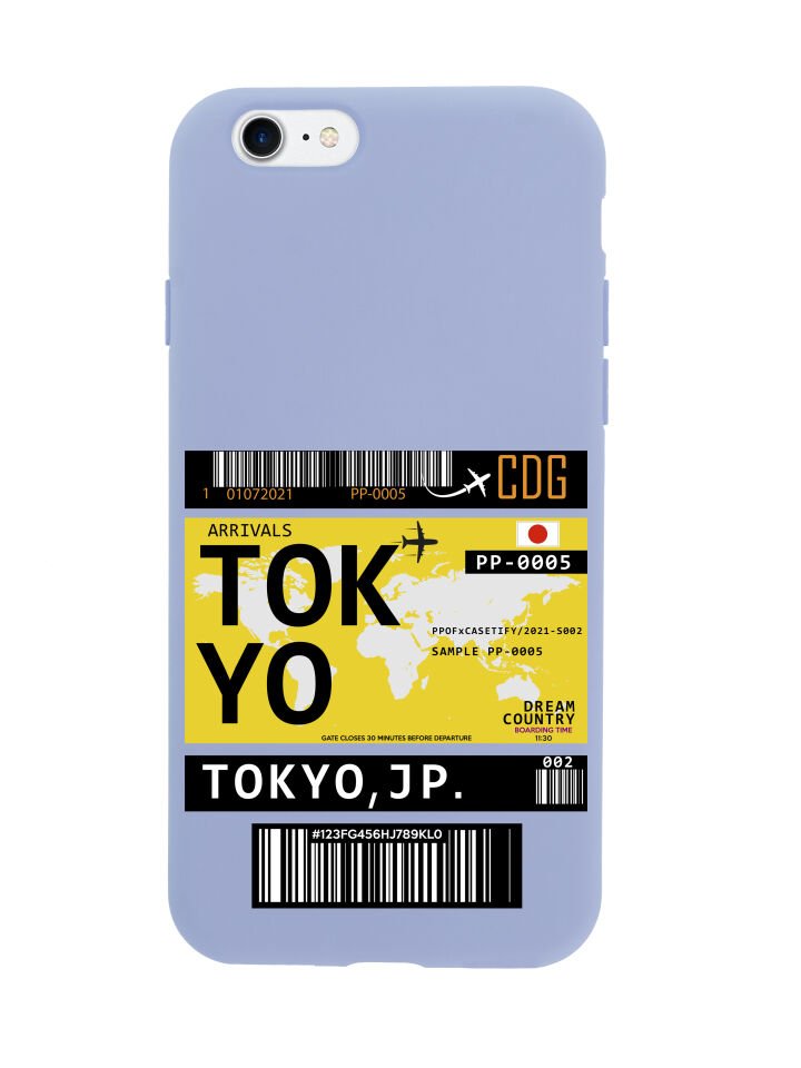 iPhone 8 Tokyo Bilet Tasarımlı Telefon Kılıfı