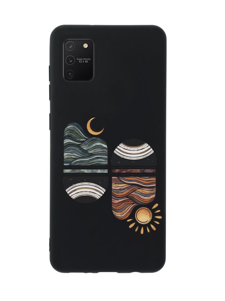 Samsung S10 Lite Sunset Wave Premium Silikonlu Telefon Kılıfı