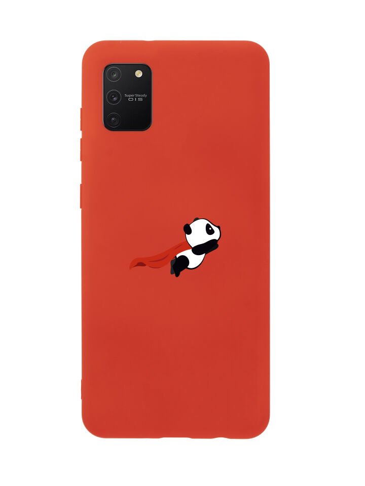 Samsung S10 Lite Uçan Panda Premium Silikonlu Telefon Kılıfı