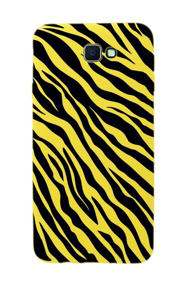 Samsung J7 Prime Zebra Pattern Premium Silikonlu Telefon Kılıfı