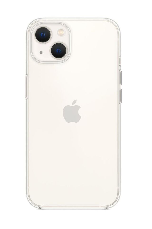iPhone 13 Silikonlu Şeffaf Telefon Kılıfı
