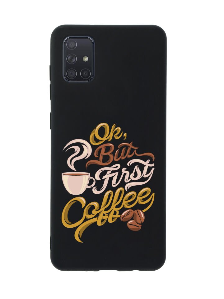 Samsung A71 First Coffee Premium Silikonlu Telefon Kılıfı