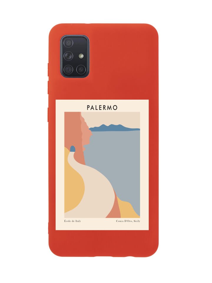 Samsung A71 Palermo Premium Silikonlu Telefon Kılıfı