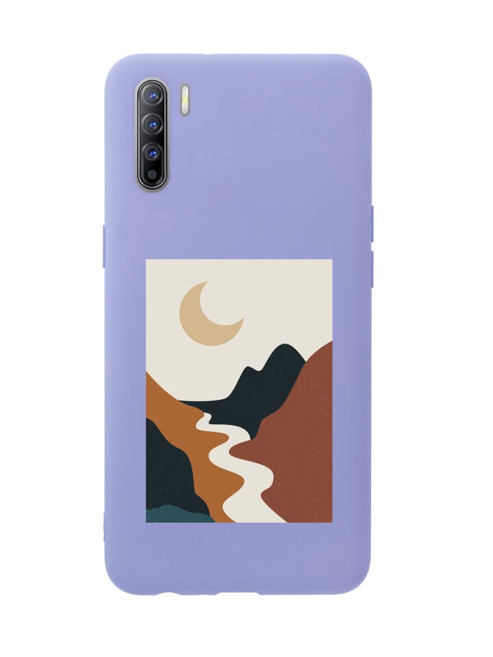 Oppo Reno 3 Landscape Art Premium Silikonlu Telefon Kılıfı