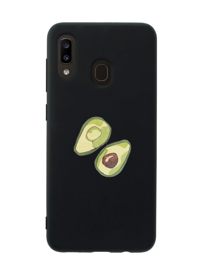 Samsung A20 Avokado  Art Premium Silikonlu Telefon Kılıfı