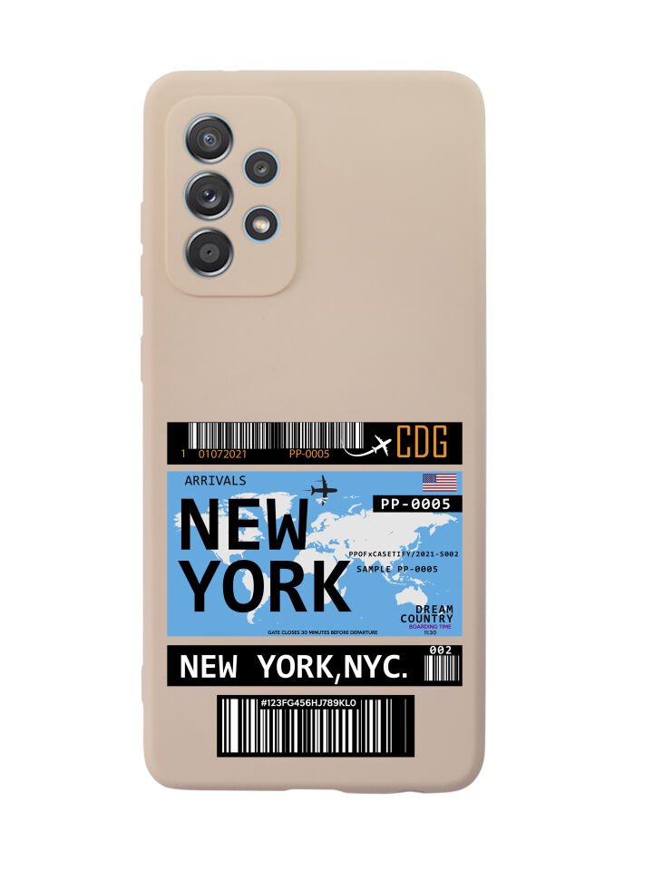 Samsung A32 Newyork Premium Silikonlu Telefon Kılıfı