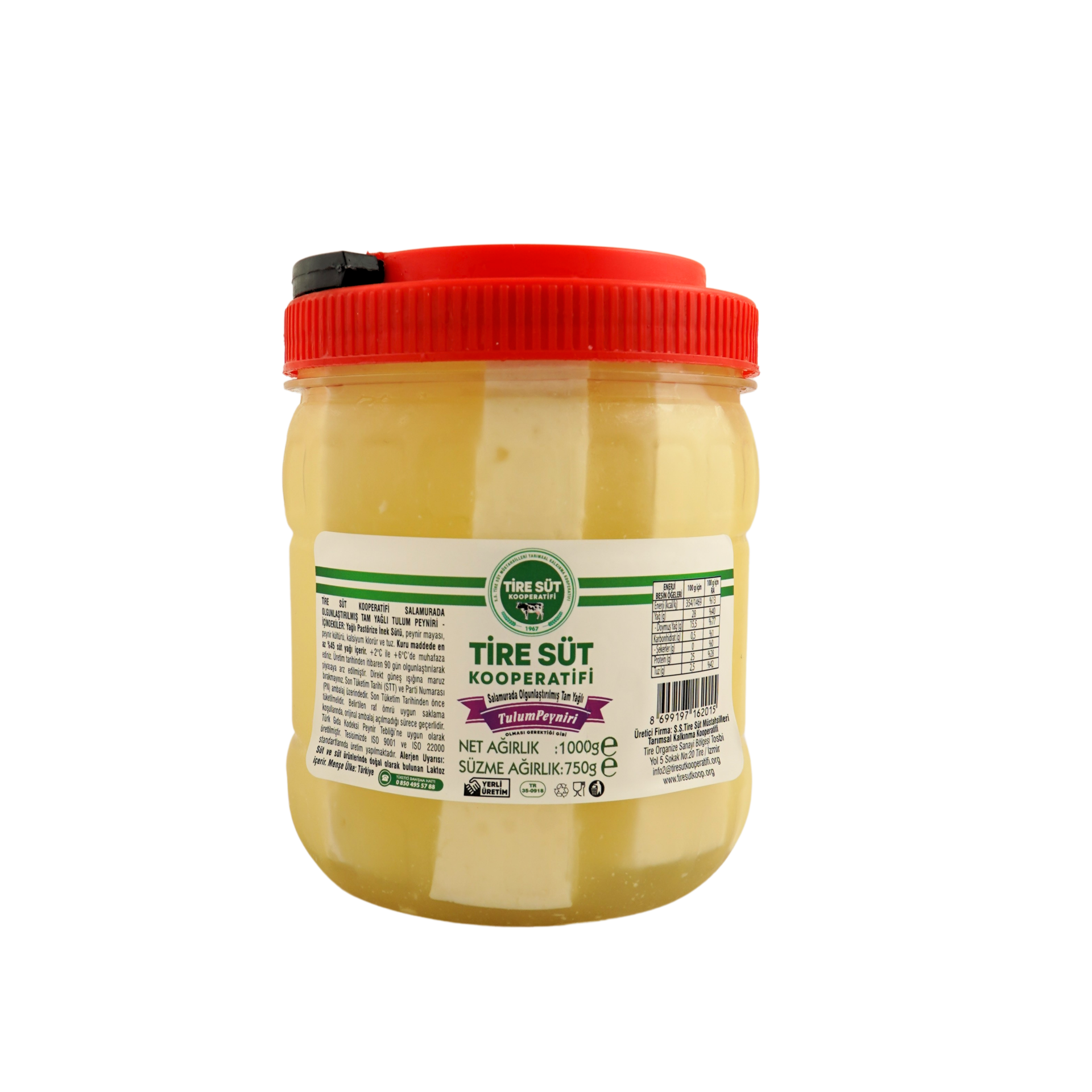 Salamura Tulum Peyniri 750g Bidon