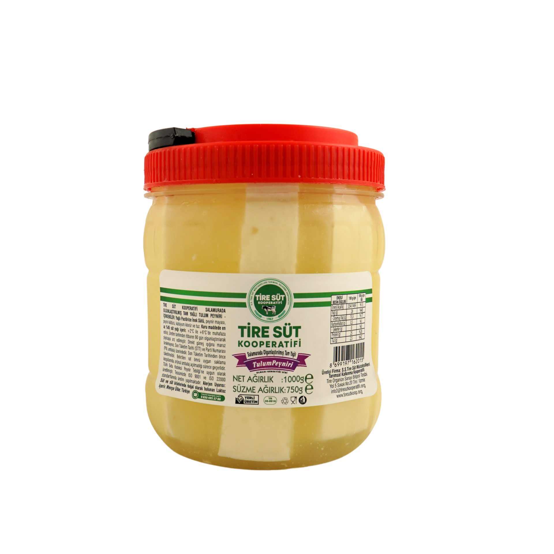 Salamura Tulum Peyniri 750g Bidon