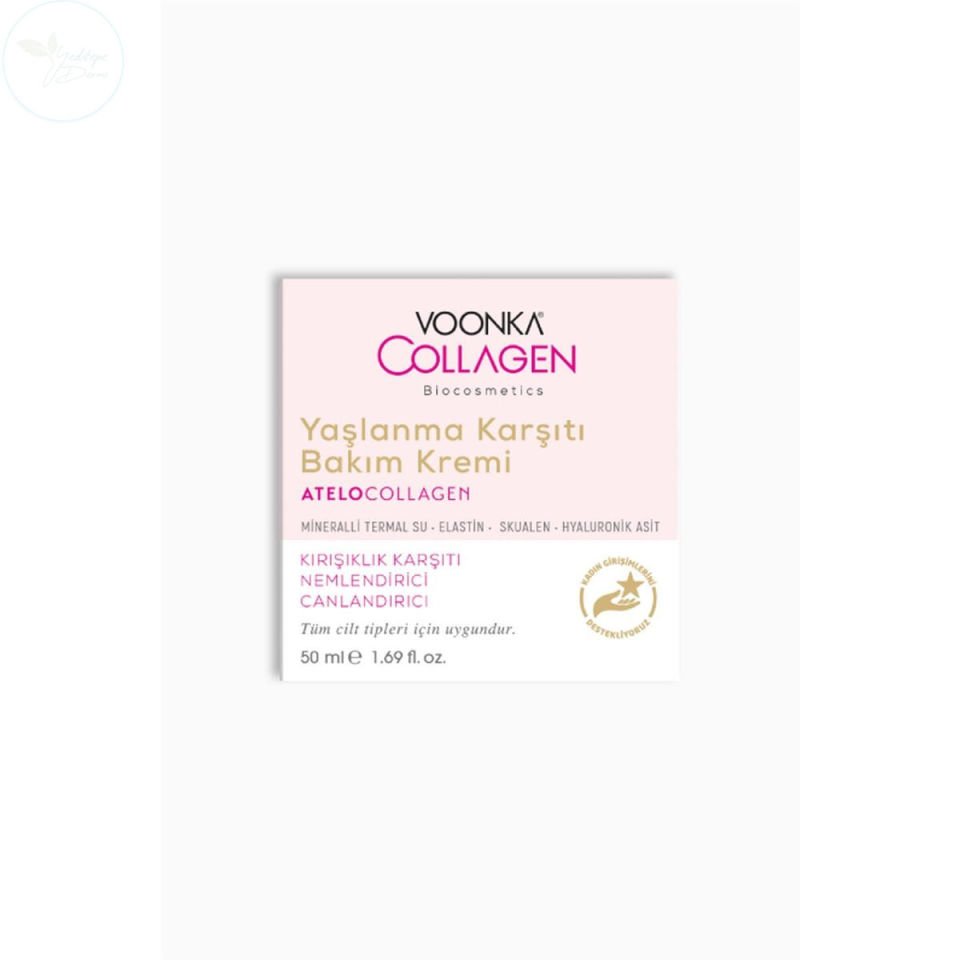 Voonka Collagen Yaşlanma Karşıtı Bakım Kremi 50 ml