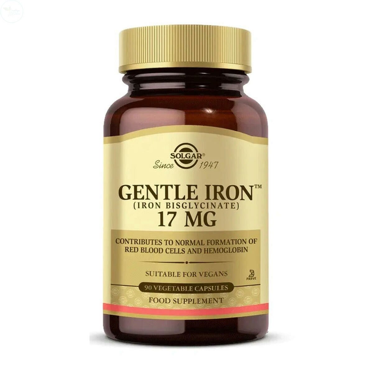 Solgar Gentle Iron 17 mg 90 Kapsül