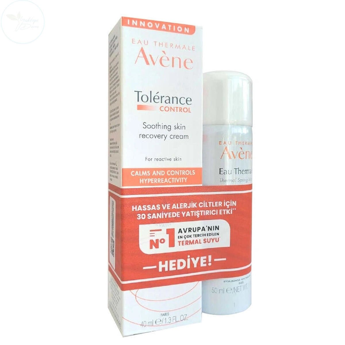 Avene Tolerance Control Cream 40 ml + Termal Su 50 ml HEDİYE