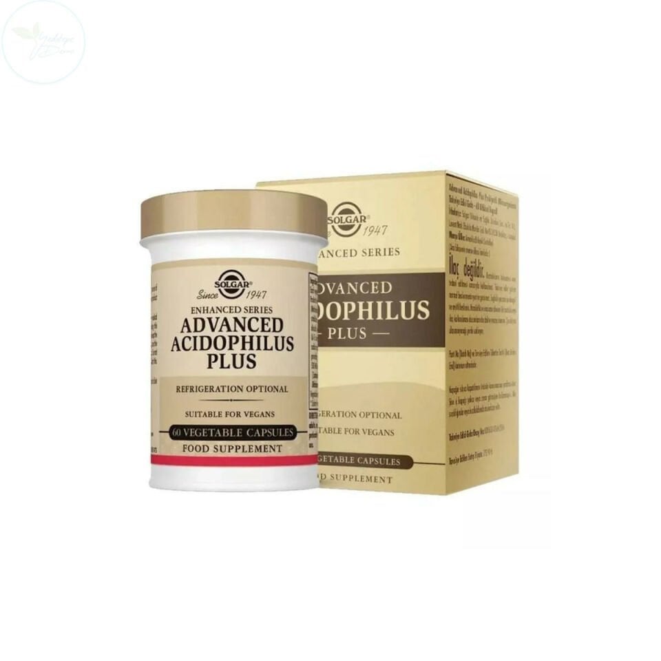 Solgar Advanced Acidophilus Plus 60 Kapsül