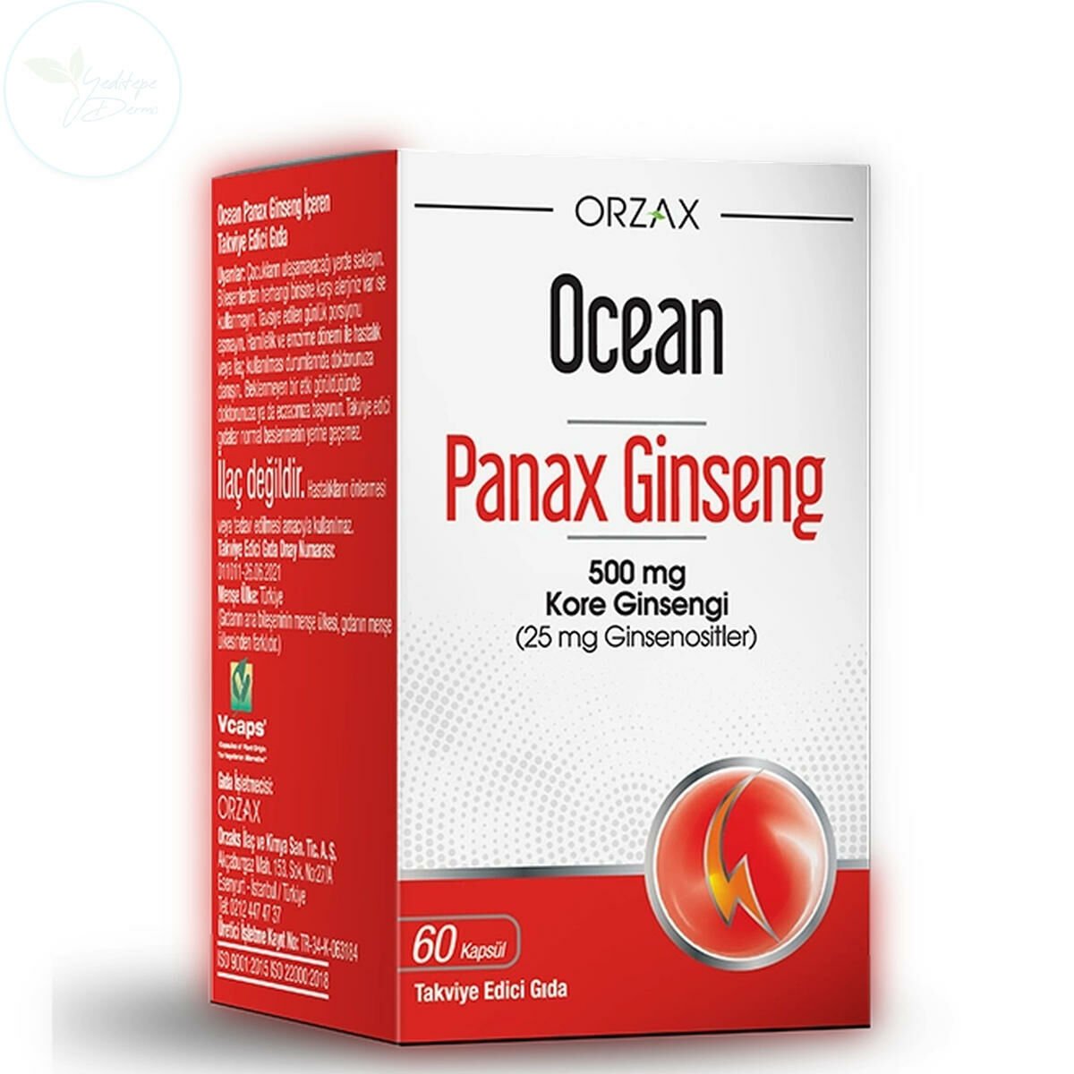 Orzax Panax Ginseng 60 Kapsül