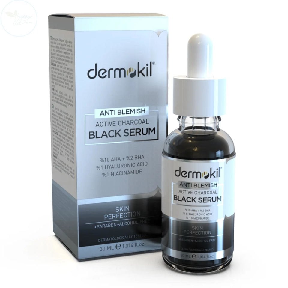 Dermokil Anti Blemish Active Charcoal Black Serum 30 ml