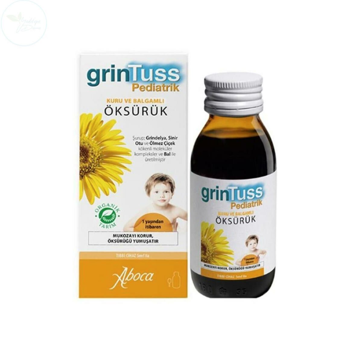 Grintuss Pediatrik Öksürük Şurubu Kids 128 gr